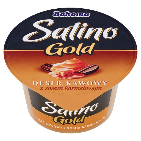 Bakoma Satino Gold Deser kawowy z sosem karmelowym 135 g