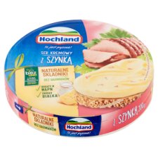 Hochland Ser kremowy w trójkącikach z szynką 200 g (8 sztuk)