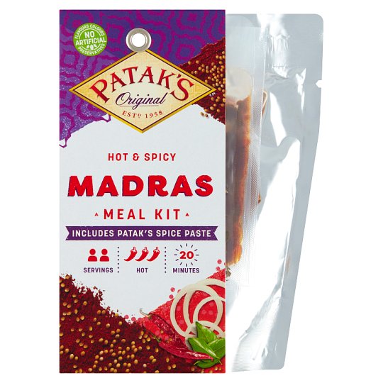 Patak's Zestaw Madras do przygotowania dania w stylu indyjskim 313 g