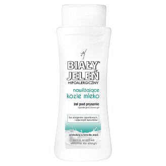 Biały Jeleń Hipoalergiczny żel pod prysznic nawilżające kozie mleko 300 ml