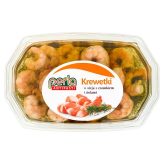 Perla Antipasti Krewetki w oleju z czosnkiem i ziołami 120 g