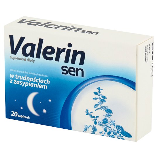 Valerin sen Suplement diety 20 sztuk