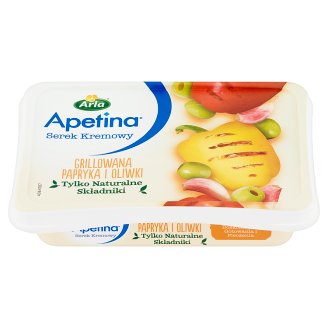 Arla Apetina Serek kremowy grillowana papryka i oliwki 125 g