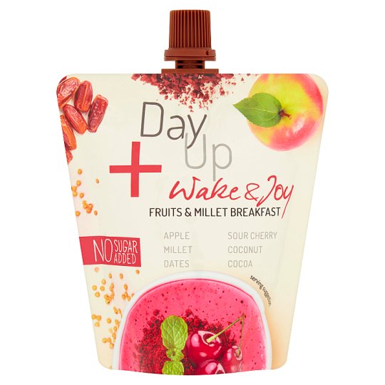 DayUp Wake & Joy Fruits & Millet Breakfast Apple Sour Cherry Millet Coconut Dates Cocoa 120 g