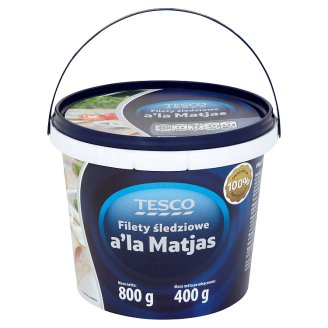 Tesco Filety śledziowe a'la Matjas 800 g