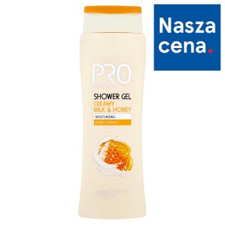 Tesco Pro Formula Żel pod prysznic Milk & Honey 400 ml