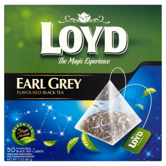 Loyd Earl Grey Herbata czarna aromatyzowana 85 g (50 torebek)