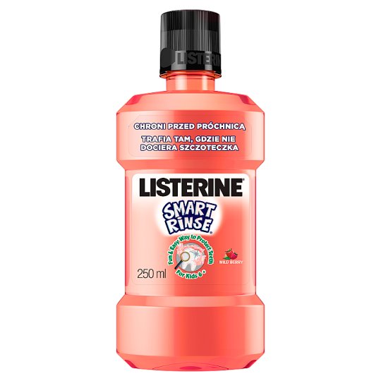 Listerine Smart Rinse Mild Berry Płyn do płukania jamy ustnej 250 ml