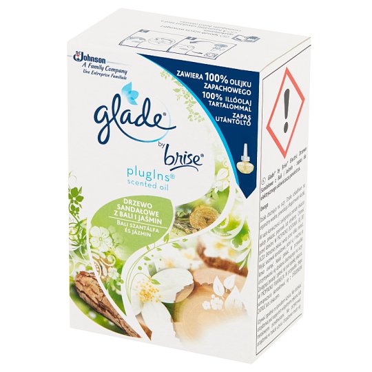Glade by Brise Electric Drzewo sandałowe i jaśmin Zapas do elektrycznego odświeżacza powietrza 20 ml