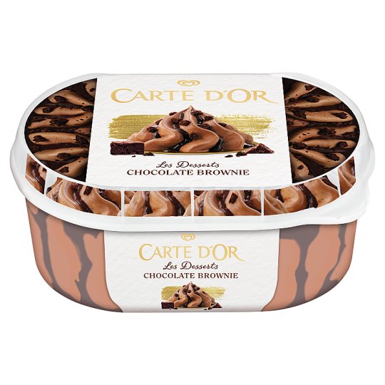 Carte D'Or Les Desserts Chocolate Brownie Ice Cream 900 ml