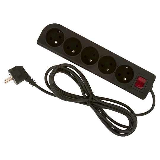 Elgotech Przedłużacz przenośny EPS-503W-2 10 A 250 V 3 m