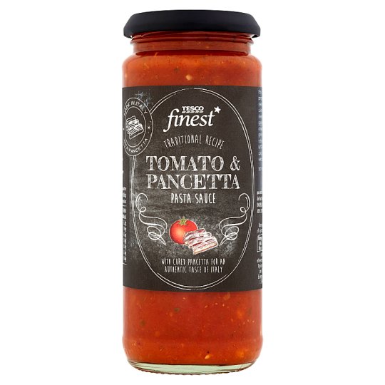 Tesco Finest Sos do makaronu z pomidorami i pancettą 340 g