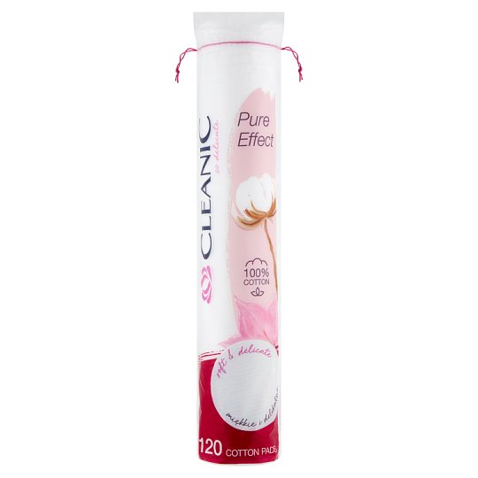 Cleanic Pure Effect Soft Touch Płatki kosmetyczne 120 sztuk