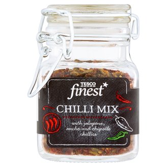 Tesco Finest Chilli Mix Pikantna mieszanka przypraw z papryczkami chili 41 g