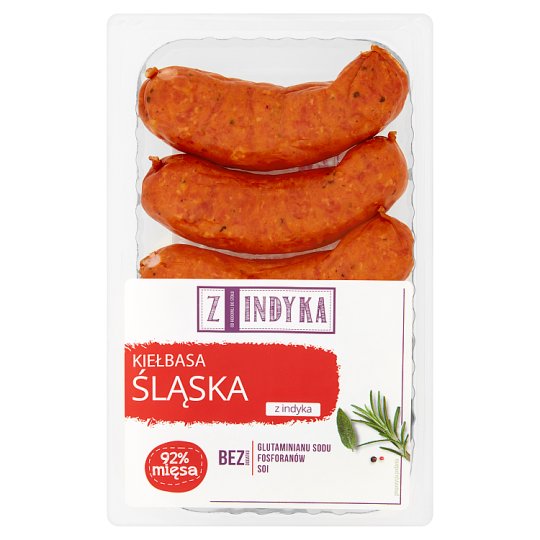 Z INDYKA Kiełbasa śląska z indyka 400 g