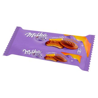 Milka Choco Jaffa Biszkopty z galaretką o smaku pomarańczowym w czekoladzie 147 g