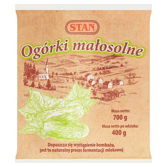 Stan Ogórki małosolne 700 g
