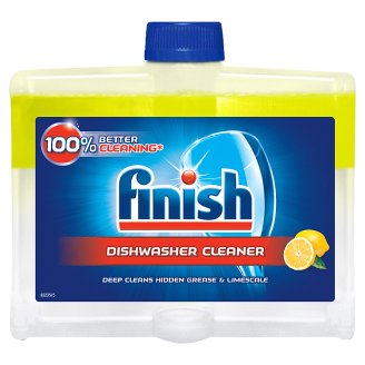 Finish 5x Power Actions Płyn do czyszczenia zmywarki cytrynowy 250 ml