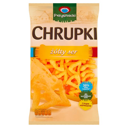 Przysnacki Chrupki o smaku żółty ser 150 g
