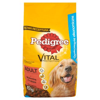 Pedigree Vital Protection Adult z wołowiną & drobiem Karma pełnoporcjowa 10 kg