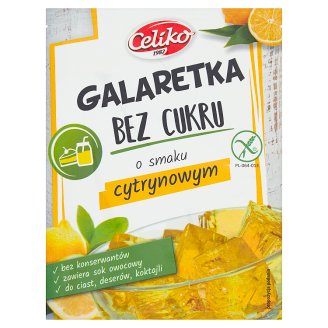 Natura Galaretka bez cukru o smaku cytrynowym 14 g