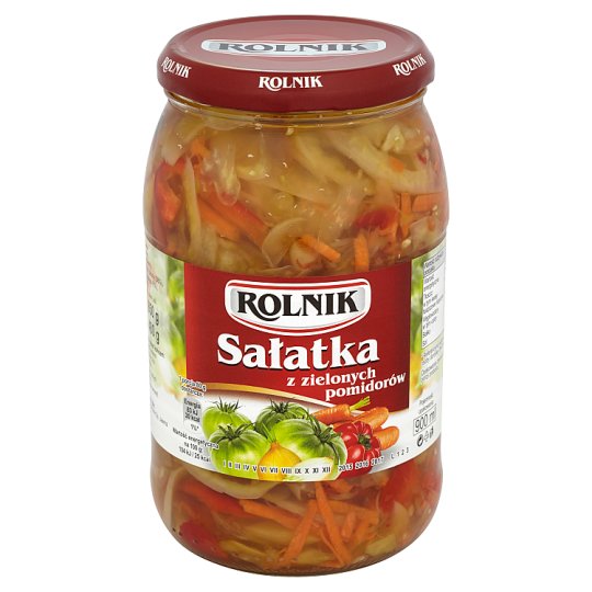 Rolnik Sałatka z zielonych pomidorów 850 g