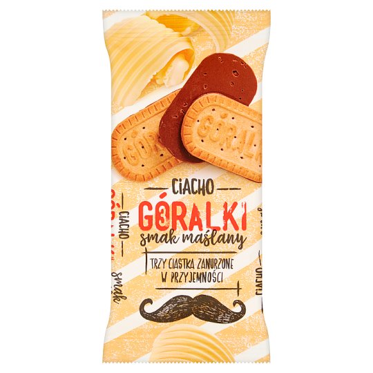 Góralki smak maślany Ciastka w polewie mleczno-kakaowej 38 g
