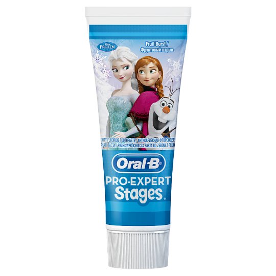 Oral-B Pro-Expert Stages pasta do zębów 75 ml z postaciami z bajki 'Kraina lodu'