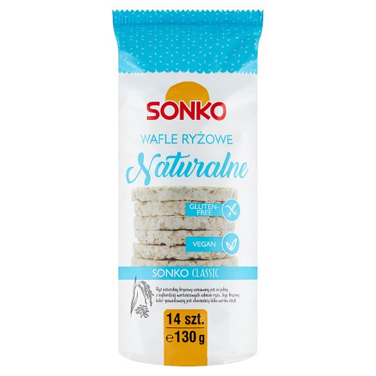 Sonko Wafle ryżowe naturalne 130 g