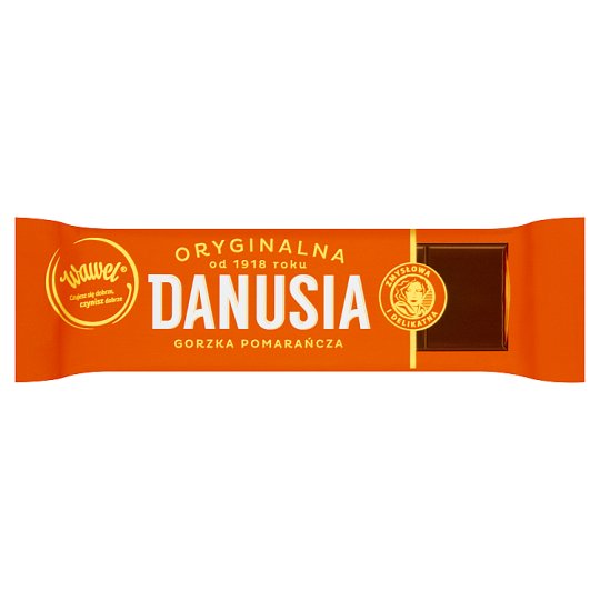 Wawel Danusia Gorzka pomarańcza Czekoladka z nadzieniem 38 g
