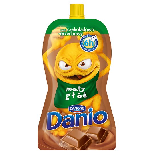 Danone Danio Serek homogenizowany o smaku czekoladowo-orzechowym 140 g