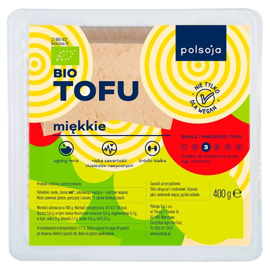 Polsoja BIO Tofu miękkie 400 g
