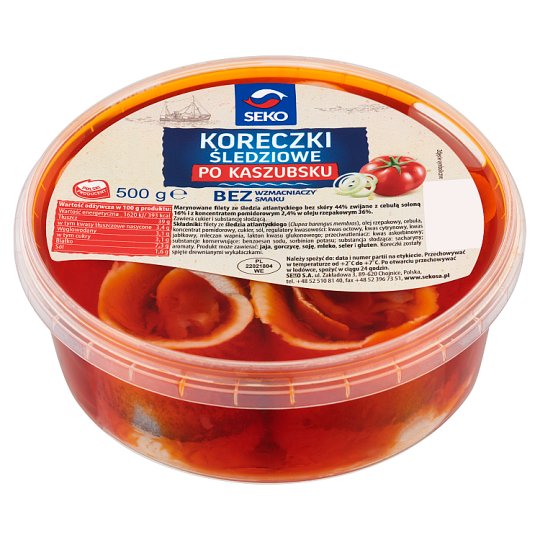 Seko Koreczki śledziowe po kaszubsku 500 g