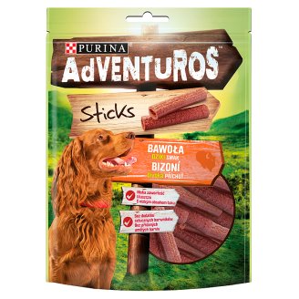 Purina Adventuros Sticks o smaku bawoła Uzupełniająca karma dla dorosłych psów 120 g