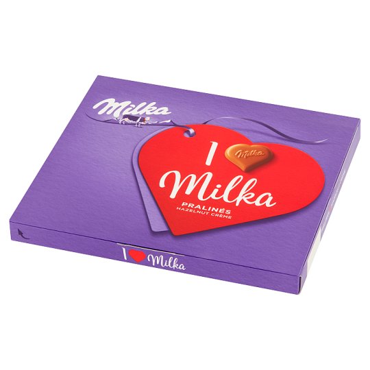 Milka Milk Pralines with Nougat Cream 110 g (20 Pieces)