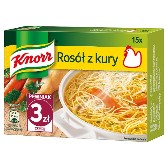 Knorr Rosół z kury 150 g (15 kostek)
