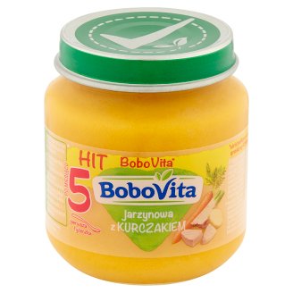 BoboVita Jarzynowa z kurczakiem po 5 miesiącu 125 g