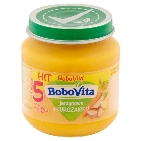 BoboVita Jarzynowa z kurczakiem po 5 miesiącu 125 g
