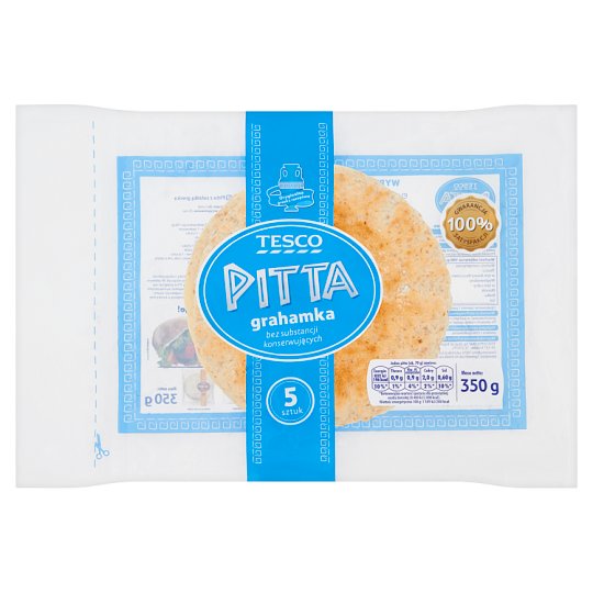 Tesco Pitta grahamka 350 g (5 sztuk)