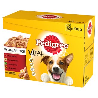 Pedigree Vital Protection w galaretce Karma pełnoporcjowa 1,2 kg (12 saszetek)