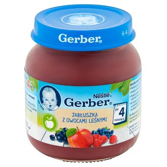 Gerber Jabłuszka z owocami leśnymi po 4 miesiącu 125 g