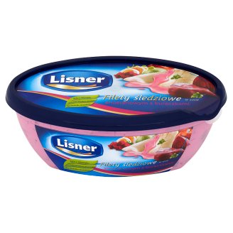 Lisner Filety śledziowe w sosie śmietanowym z buraczkami 280 g