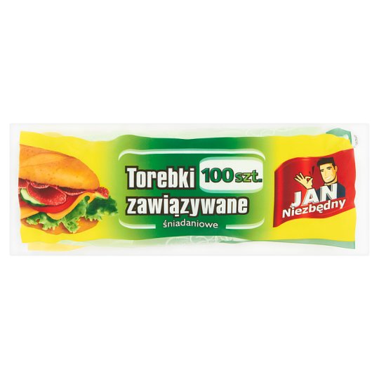 Jan Niezbędny Food Bags with Ties 100 Pieces