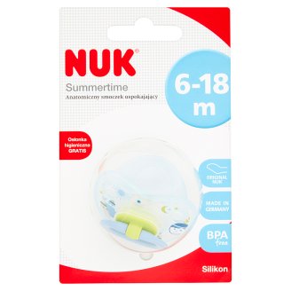 NUK Summertime Anatomiczny smoczek uspokajający 6-18 m