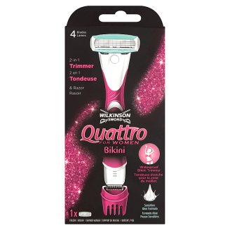 Wilkinson Sword Quattro For Women Wkłady do maszynki 3 sztuki