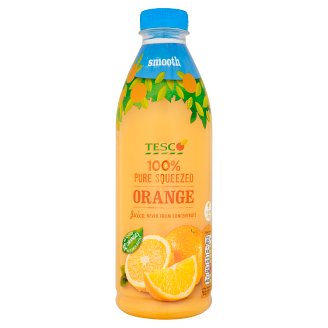 Tesco Sok pomarańczowy nie z koncentratu 1 l