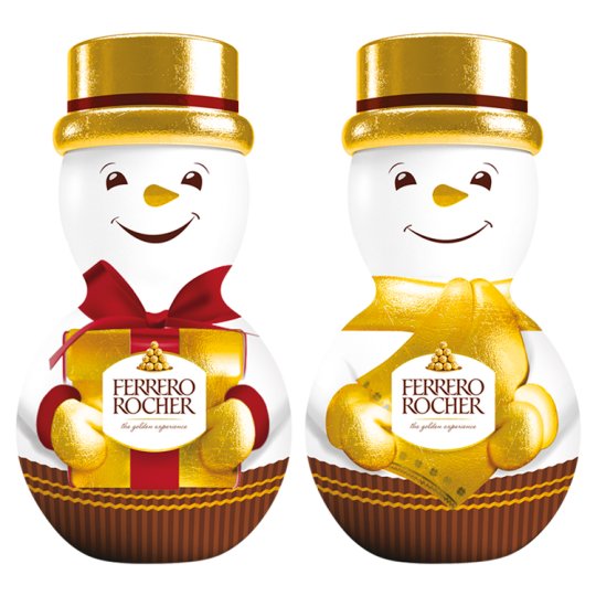 Ferrero Rocher Figurka z mlecznej czekolady z kruszonymi orzechami laskowymi 90 g