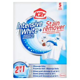 K2r Intensive White + Stain Remover Saszetki 150 g (5 sztuk)