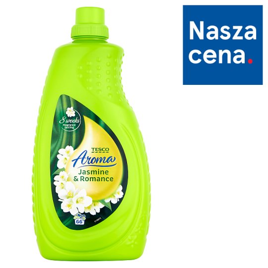 Tesco Aroma Jasmine & Romance Płyn do płukania tkanin 2 l (66 prań)
