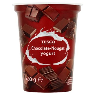 Tesco Jogurt czekoladowo-nugatowy 400 g